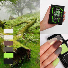 Load image into Gallery viewer, Afflano Cyber Zombie 6 Colors Black Green Makeup Palette
