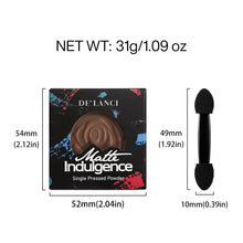 Load image into Gallery viewer, DE'LANCI Matte Single Eyeshadow #Rich Espresso
