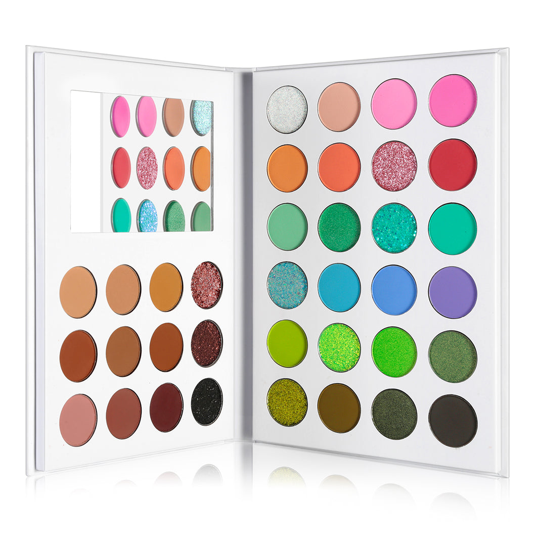 DE'LANCI 36 Color Beauty Blooming Double Pages Eyeshadow Palette