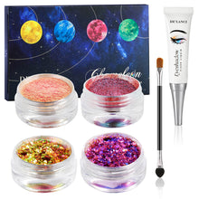 Load image into Gallery viewer, Chameleon Eyeshadow Flakes Powder Liquid Set-DE&#39;LANCI
