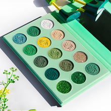 Load image into Gallery viewer, green eyeshadow palette
