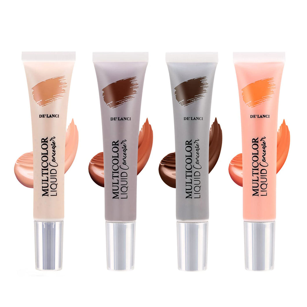 DE'LANCI Multicolor Liquid Concealer for Dark Skin