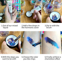 Load image into Gallery viewer, 6 Colors Cosmetics Chameleon Flakes Eye Shadow For Choice
