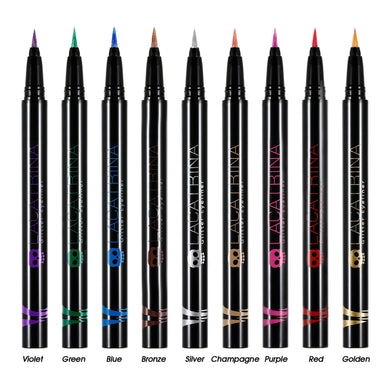 glitter liquid eyeliner pen set