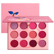 Load image into Gallery viewer, DE&#39;LANCI 12 Colors Pink Peach Eyeshadow Palette
