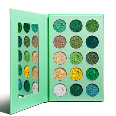 green eyeshadow palette