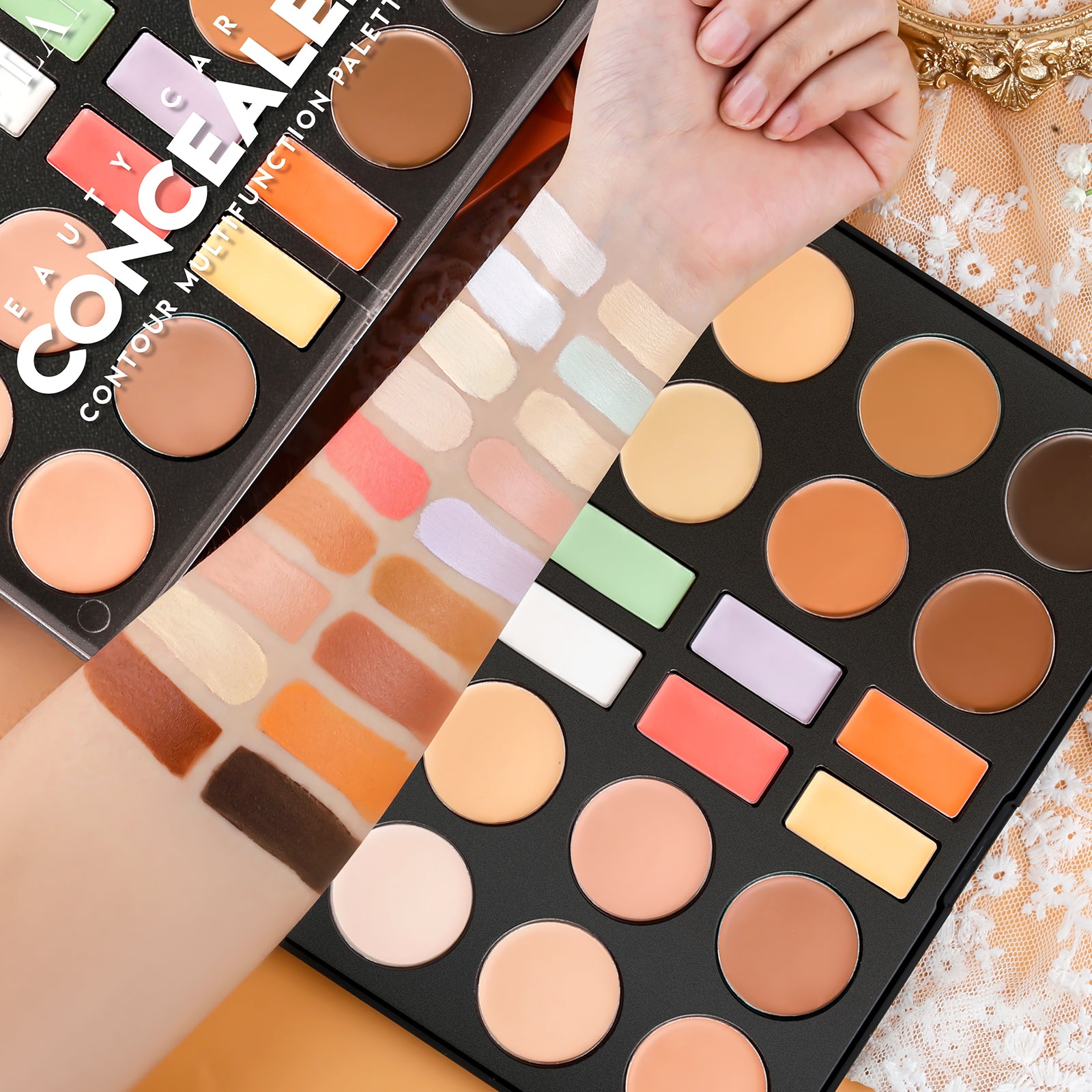 Beauty Carver Concealer Contour Multifunction Palette De'lanci