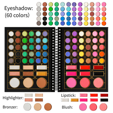 DE'LANCI NEW 78 Colors Mixing Makeup Palette Just Dance-DE'LANCI