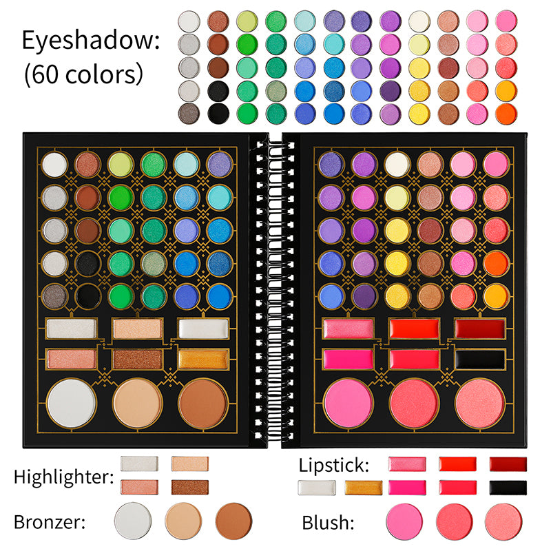 DE'LANCI NEW 78 Colors Mixing Makeup Palette Just Dance-DE'LANCI