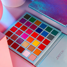Load image into Gallery viewer, rainbow shimmer eyeshadow palette
