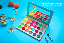 Load image into Gallery viewer, DE&#39;LANCI 24 Color UV Aurora Glow Neon Eyeshadow Palette
