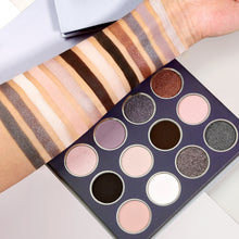 Load image into Gallery viewer, DE&#39;LANCI 12 Colors Silver Smokey Eyeshadow Palette
