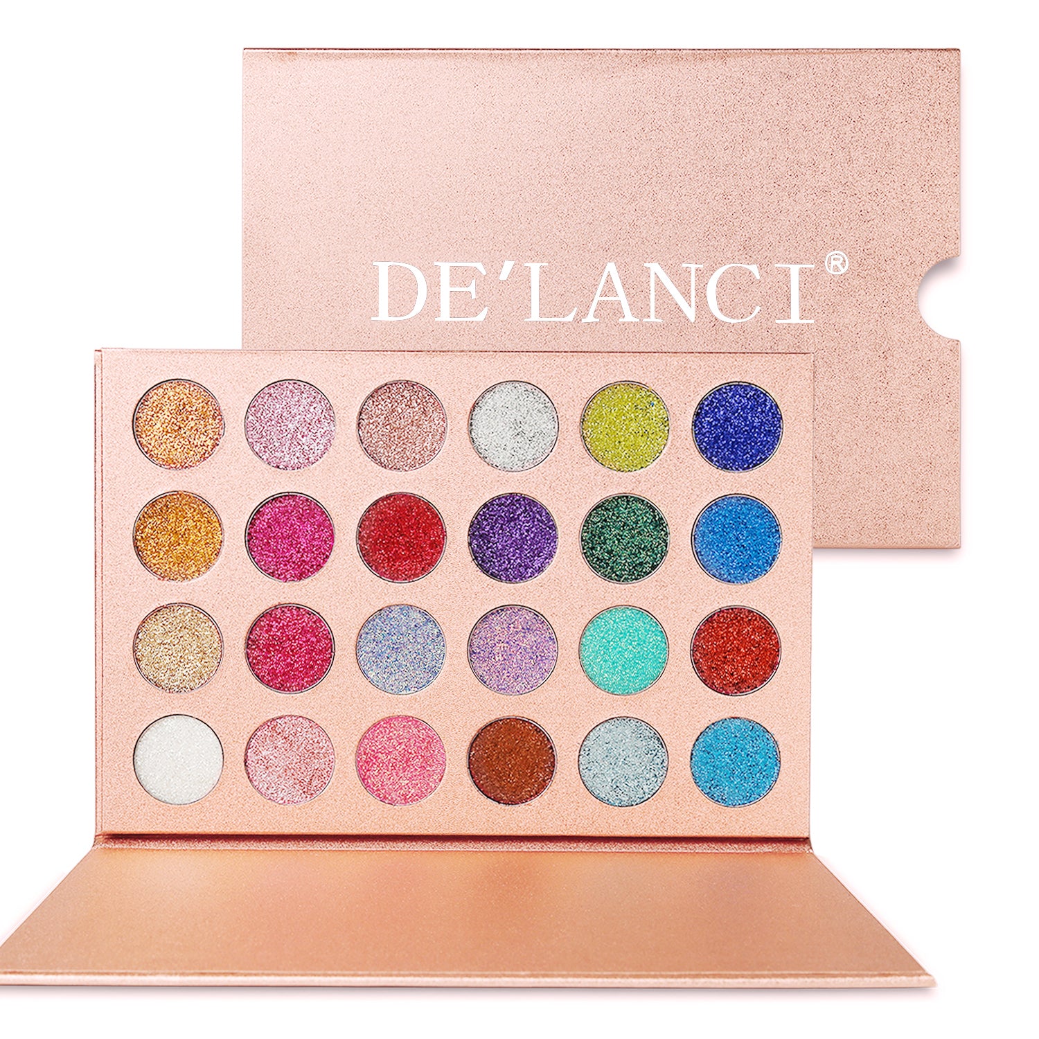 Colorful Pressed Glitter Eyeshadow Palette